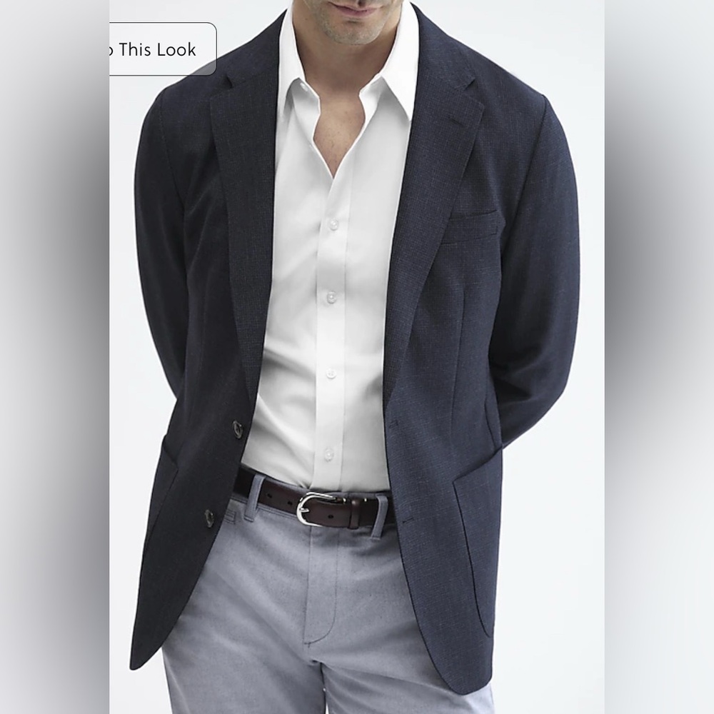 J Crew Men's Dress Shirt NWT L Bowery Performance Stretch Tech white button down